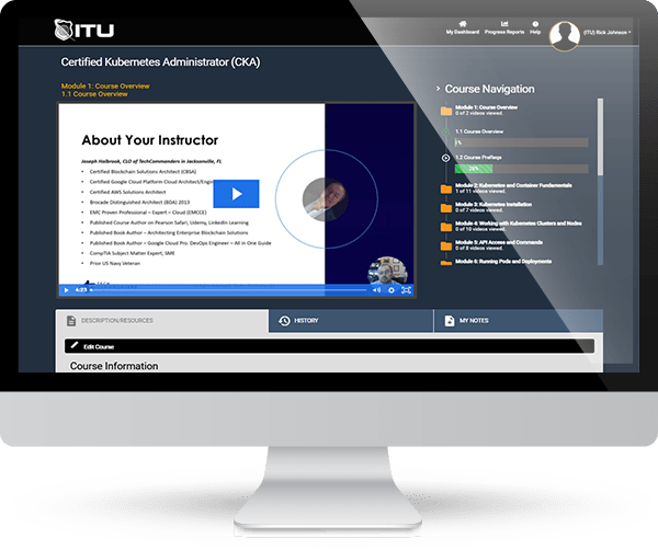 ITU Learning Management System Image
